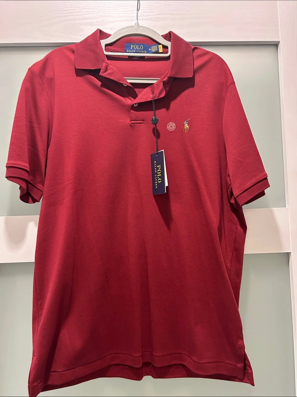 Polo by Ralph Lauren Men's Red Short-Sleeve Polo Shirt